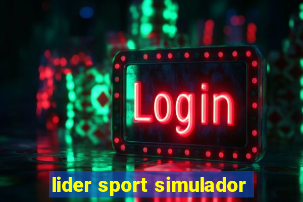 lider sport simulador